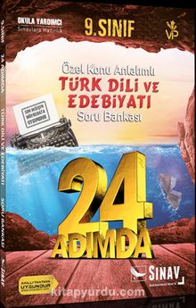 9. Sınıf Türk Dili ve Edebiyatı 24 Adımda Özel Konu Anlatımlı Soru Bankası