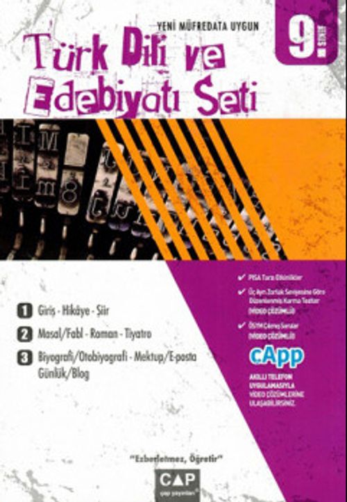 9. Sınıf Türk Dili ve Edebiyatı Seti