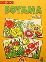 Eğitici Boyama 4 Çiçekler