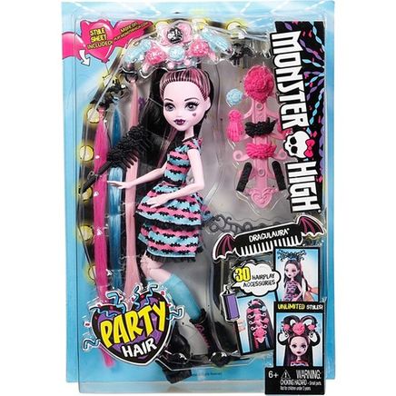 Monster High Saç Partisi Draculaura (Dvh36)