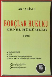 Borçlar Hukuku Genel Hükümler 