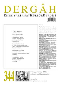 Dergah Edebiyat Sanat Kültür Dergisi Sayı:344 Ekim 2018