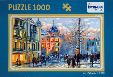 Kış Tablosu 1000 Parça Puzzle (48x68)