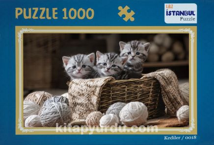 Kediler 1000 Parça Puzzle (4 x68)