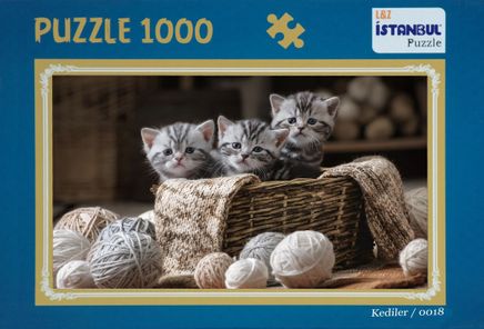 Kediler 1000 Parça Puzzle (4 x68)