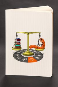 Akıl Defteri - Kitapkurdu Burçlar Serisi - Terazi (Cep Boy)