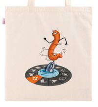 Askılı Bez Çanta - Kitapkurdu Burçlar - Balık