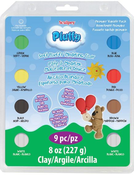 Sculpey Pluffy Primer 9 Renk 