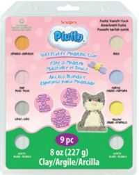 Sculpey Pluffy Pastel 9 Renk 