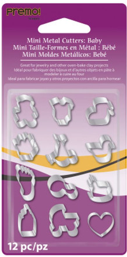 Sculpey Mini Metal Kesici Araçlar 12 Ad