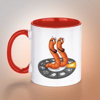 Kitapkurdu Porselen Kupa Burçlar - İkizler