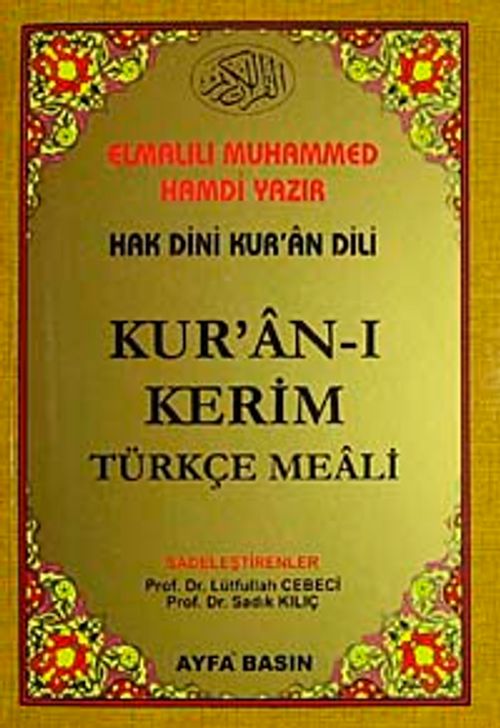 Hak Dini Kur'an Dili Kur'an-ı Kerim Türkçe Meali
