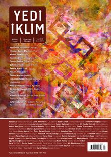 7edi İklim Sayı:343 Ekim 2018 Kültür Sanat Medeniyet Edebiyat Dergisi