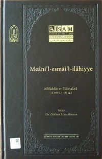 Meani’l-esmai’l-ilahiyye (Ciltli)