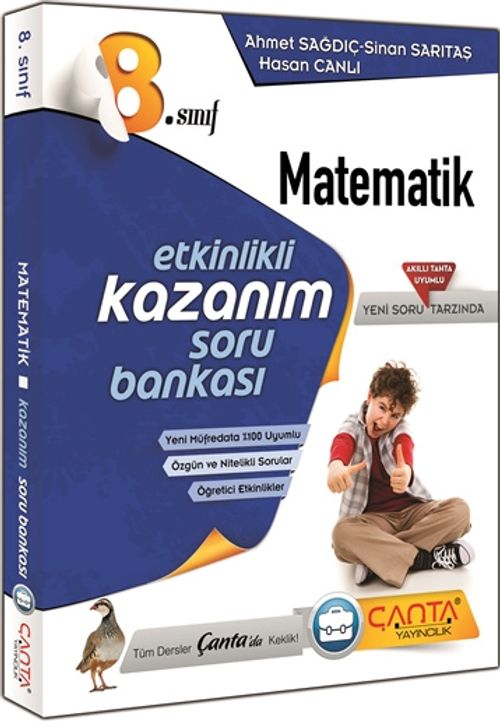 8. Sınıf Matematik Etkinlikli Kazanım Soru Bankası (Ahmet Sağdıç
