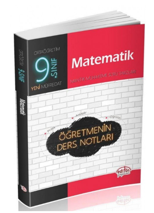 9. Sınıf Ortaöğretim Matematik Öğretmenin Ders Notları