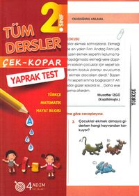2. Sınıf Tüm Dersler Çek-Kopar Yaprak Test