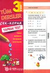 3. Sınıf Tüm Dersler Çek-Kopar Yaprak Test