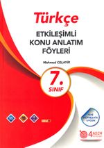 7. Sınıf Türkçe Etkileşimli Konu Anlatımlı Föyleri