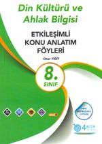 8. Sınıf Din Kültürü ve Ahlak Bilgisi Etkileşimli Konu Anlatımlı Föyleri
