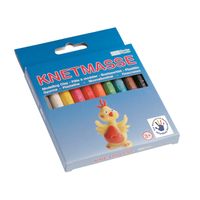 Becks Playdough 10 Çubuk Oyun Hamuru 220G, Çok Renkli