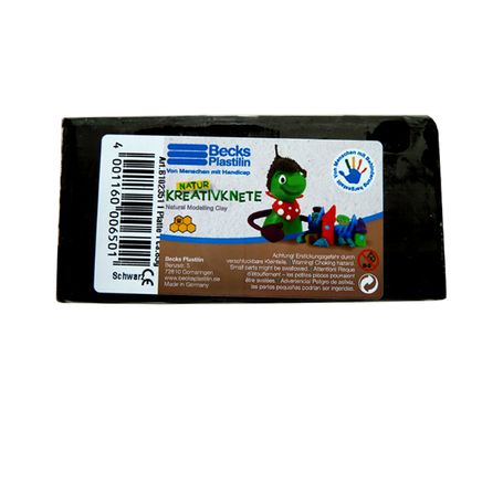 Becks Creative Oyun Hamuru 85Gr Siyah Non Toxic