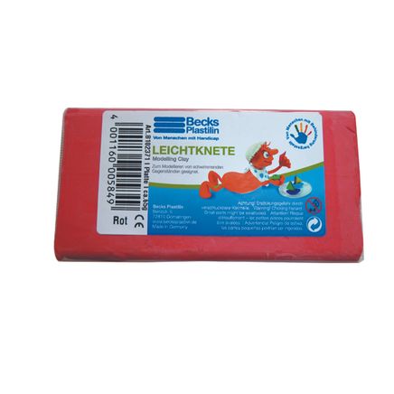 Becks Suda Yüzen Oyun Hamuru 65Gr Kırmızı Non Toxic