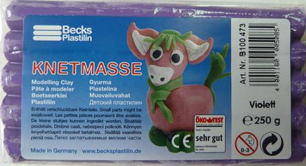 Becks Kurumayan Oyun Hamuru  Klasik 250Gr Violet Non Toxic