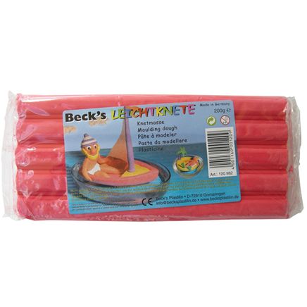 Becks Suda Yüzen Oyun Hamuru 200Gr Kırmızı Non Toxic