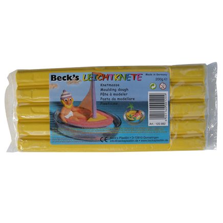 Becks Suda Yüzen Oyun Hamuru 200Gr Sarı Non Toxic