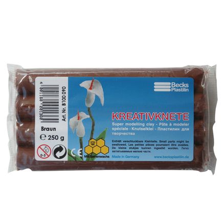 Becks Creative Oyun Hamuru 250Gr Kahverengi  Non Toxic