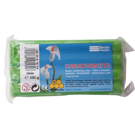 Becks Creative Oyun Hamuru 250Gr Yeşil  Non Toxic