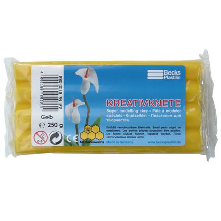 Becks Creative Oyun Hamuru 250Gr Sarı Non Toxic