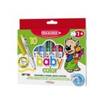 Fibracolor Baby Color 10 Renk Keçeli Kalem +1 Yaş