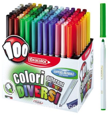Fibracolor  Colorı Dıversı 100 Farklı Renk 