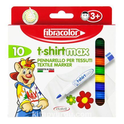 Fibracolor T-Shırt Marker 10 Renk