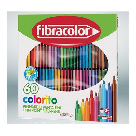 Fibracolor Colorıto 60 Renk Keçeli Kalem 