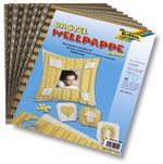 Folia Oluklu K 25X35Cm 3D Altın/Gümüş