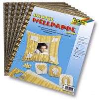 Folia Oluklu K 25X35Cm 3D Altın/Gümüş