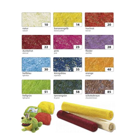 Folia Sisal Yün Şeklinde Kahverengi