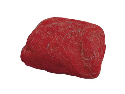 Folia Sisal Yün Şeklinde Kırmızı