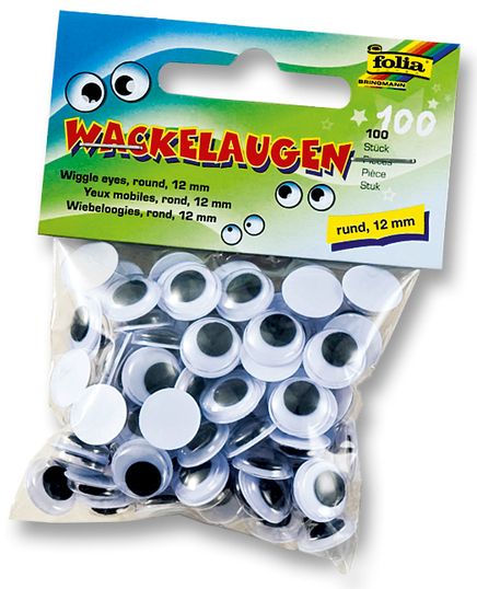 Folia Oynar Gözler  12Mm 100 Adet