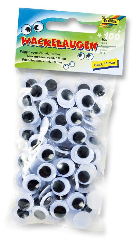 Folia Oynar Gözler Yuvarlak 14Mm 100 Adet