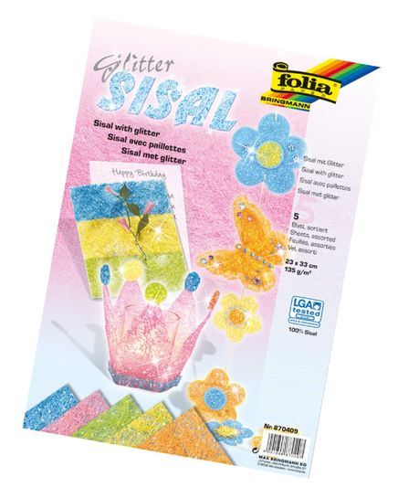 Sisal 5 Tab Pastel Renkler 135G 23X33Cm