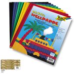 Folia Oluklu Karton Metalic Altın