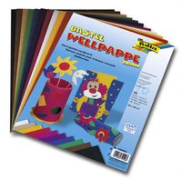 Folia Oluklu K 25X35Cm 10 Yaprak 10 Seçilmiş Renk