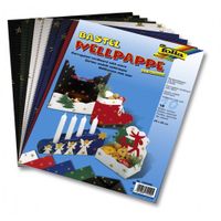 Folia Oluklu K 25X35Cm 10 Yaprak Karışık Altın Yıldız