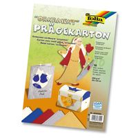 Folia Prage Kabartma Dokulu 5 Renk,Süs 23X33 Cm 10 Tabaka