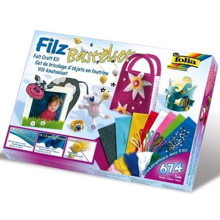 Folia Keçe Hobi Set 674 Parçadan Oluşur
