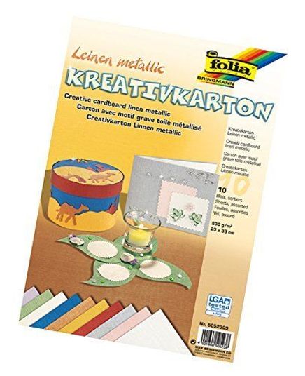 F Creative Kart Kafes Metalik 230Gr 23X33Cm 10 Ad
